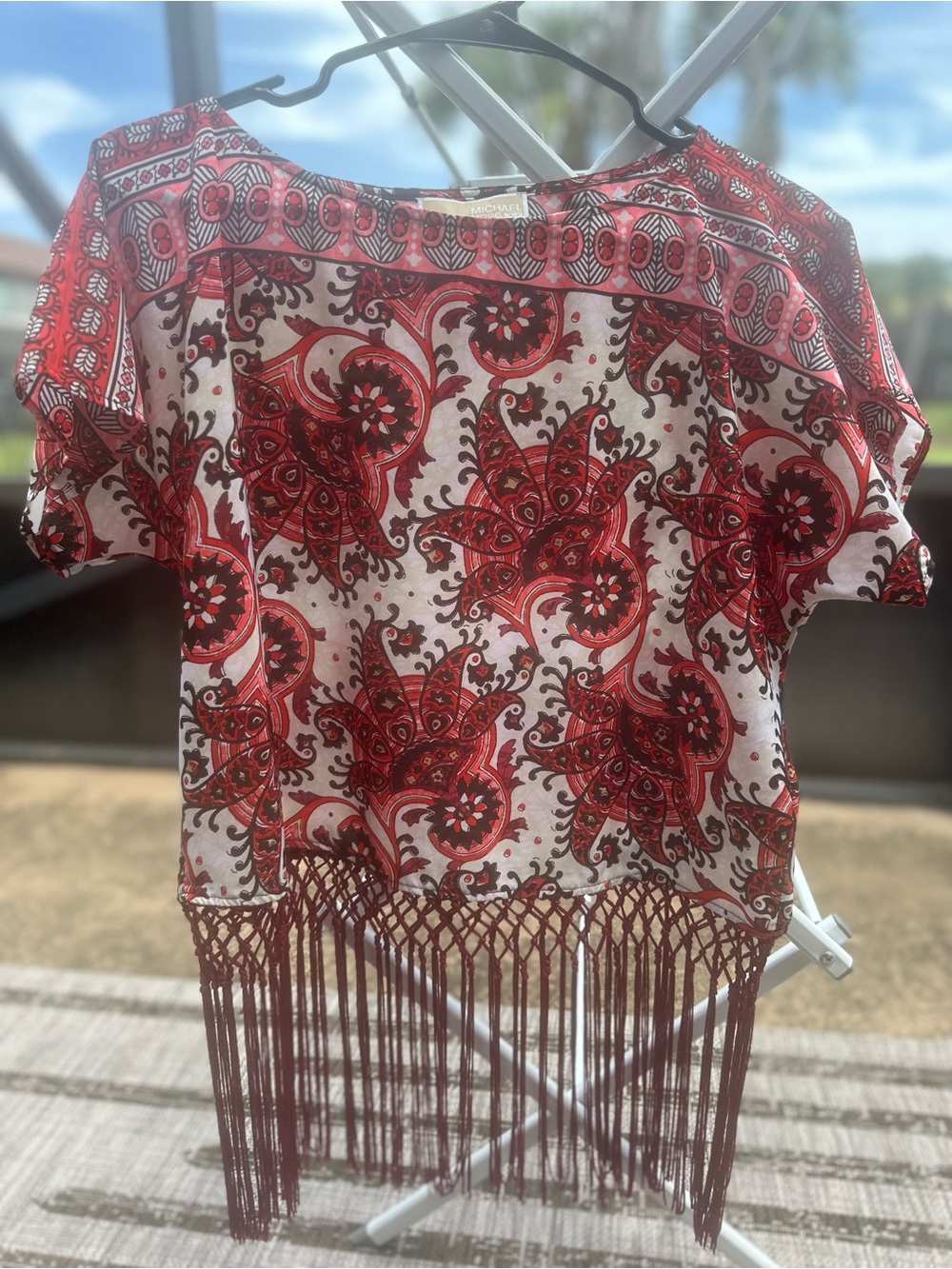 MICHEAL Micheal Kors-Grenadine Res Flower Paisley Print